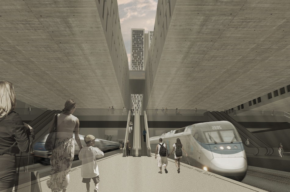 1209DS_PlatformRendering Boston South Station | Fort Point Channel | YSoA | pettydesign