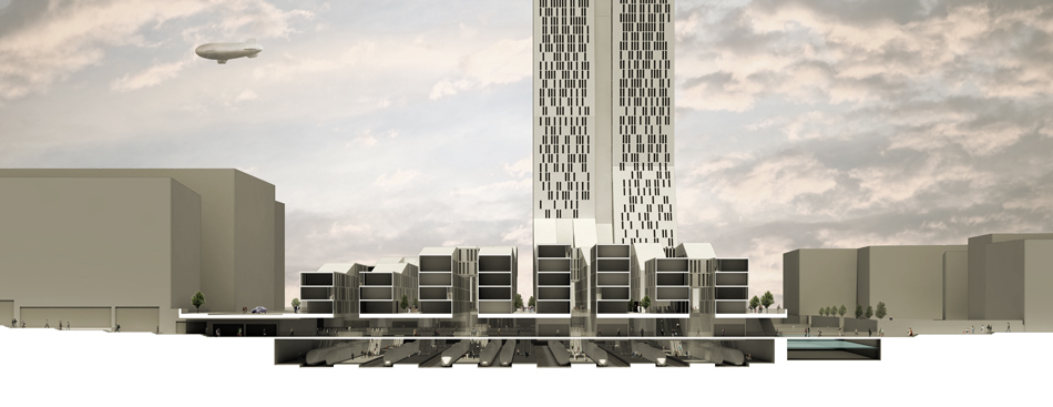1209DS_SectionPerspective section perspective | Fort Point Channel | YSoA | pettydesign